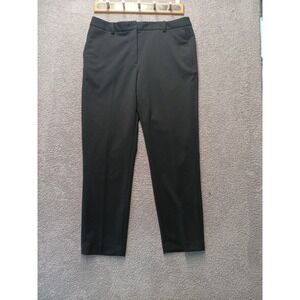 DKNY Women's Black Dress‎ Pants Slim Leg Stretch Size 12 Old Money Classy Office